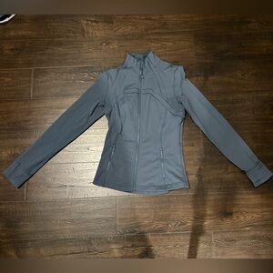 Lululemon - Define Full Length Luon Jacket - Iron Blue - size 8